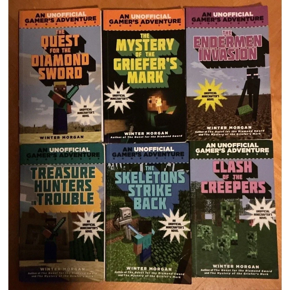 The Unofficial Gamer's Adventure Minecraft's Novels By WINTER MORGAN Volumes 1-6